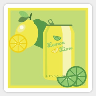 Lemon Lime Soda Sticker